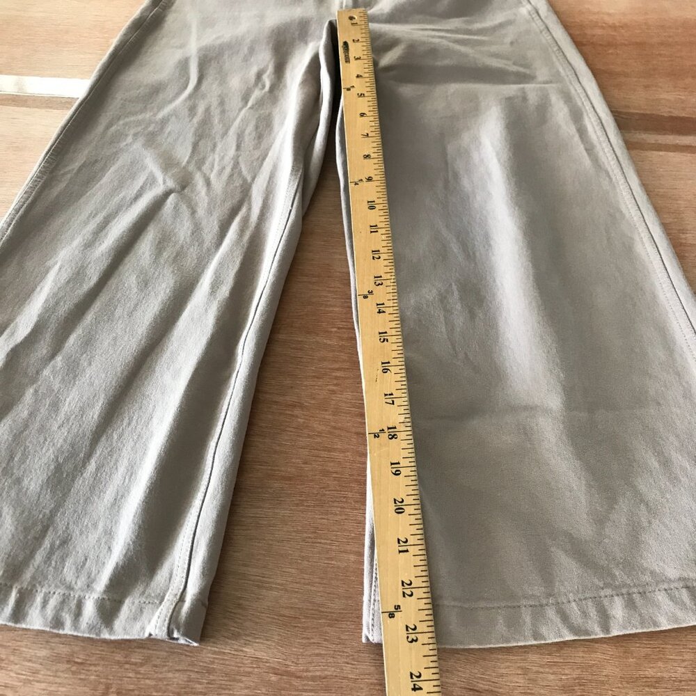 M. M. Lafleur Milo Wide Leg Pants Women 6 Beige High Rise Stretch Workwear 18897 - Picture 7 of 14